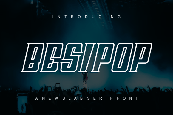 Besipop: A Modern Display Font for Handmade Creations