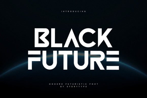 Black Future Font for Modern Web Design
