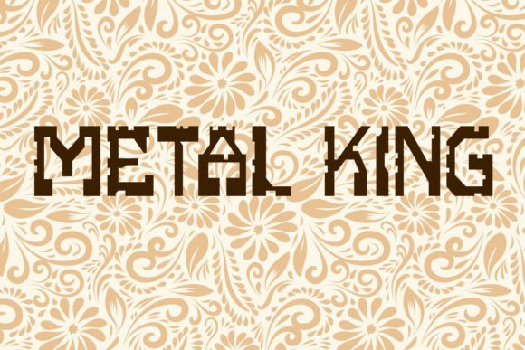 Boost Your Brand with the Bold Metal King Font