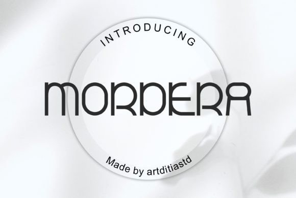 Discover Mordera: A Modern Display Font for Creative Branding