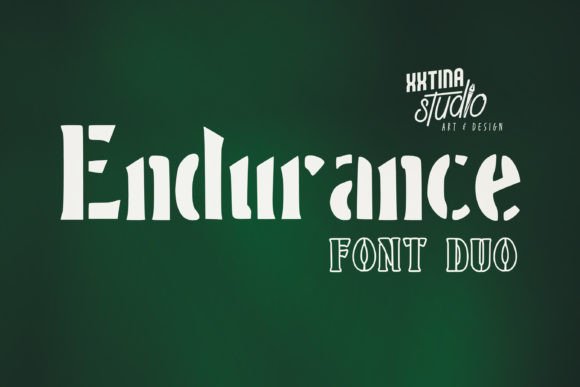 Endurance Font for Handmade and Commercial Projects