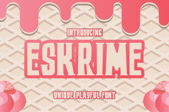 Eskrime Display Font for Web Design