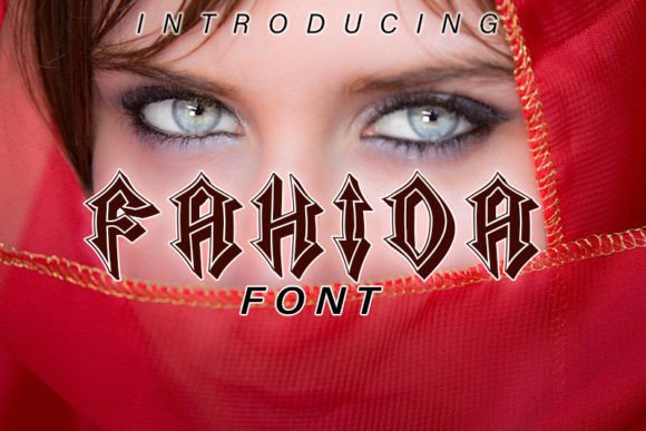 Fahida: A Bold Display Font for Digital Creativity