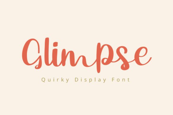 Glimpse Font for Eye-Catching Digital Campaigns