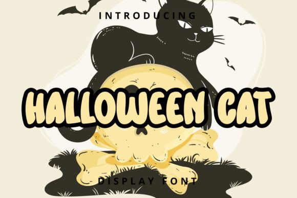 Halloween Cat Font for Engaging Digital Designs