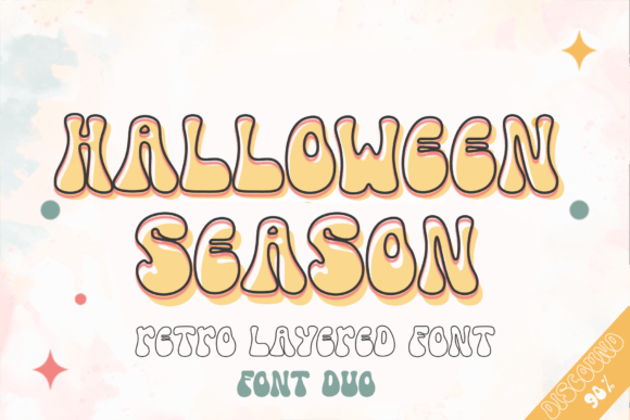 Halloween Season Font for Editorial Design