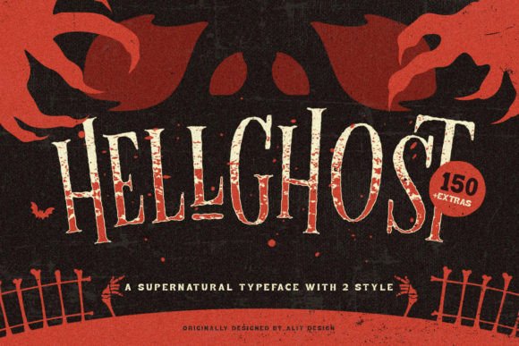Hellghost: A Spooky Display Font for Editorial Design