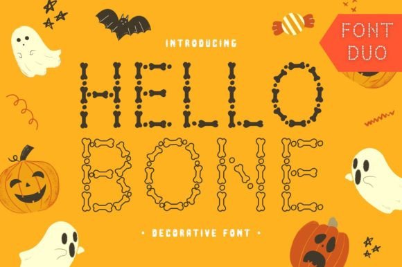 Hello Bone: A Playful Font for Halloween and Beyond