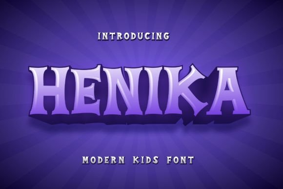 Henika: A Display Font with a Playful Yet Professional Touch