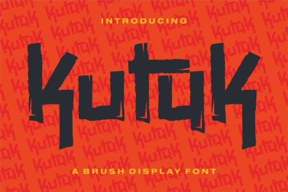 Kutuk: A Modern Display Font for Web Design