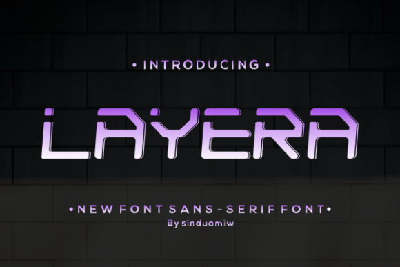 Layera: A Modern Display Font for Web Design