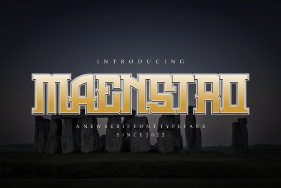 Maenstro: The Modern Display Font That Elevates Campaign Design
