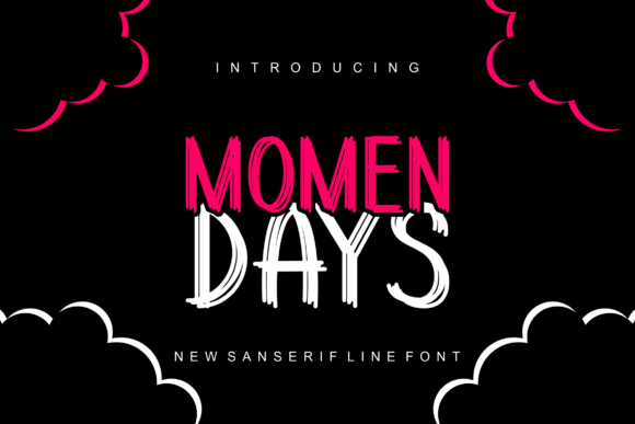 Momendays: A Modern Display Font for Bold Branding