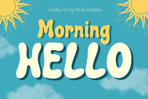 Morning Hello Font for Web Design