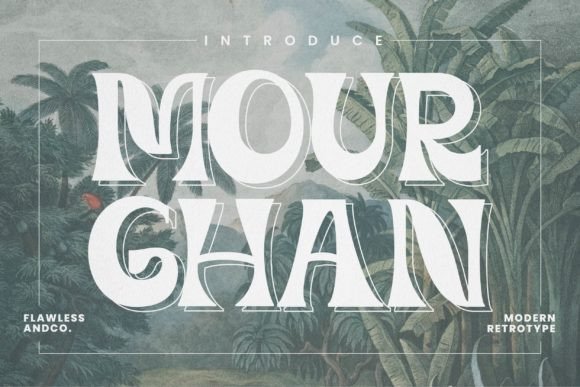 Mourghan: A Modern Display Font for Digital Branding