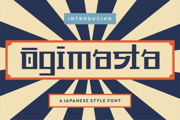 Ogimasta: A Modern Display Font for Web Design