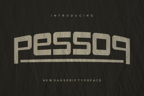 Pessoq: A Modern Display Font for Digital Creativity