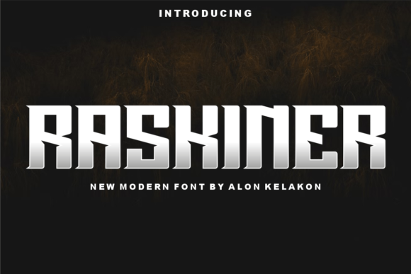 Raskiner: A Cool and Modern Display Font for Branding