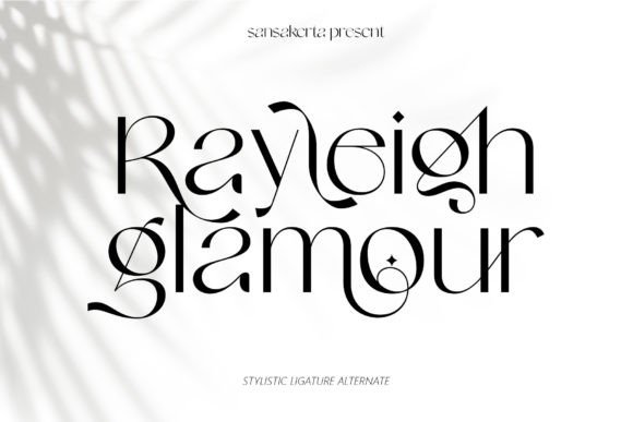 Rayleigh Glamour: A Font That Elevates Brand Identity