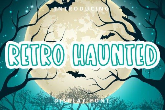 Retro Haunted Font for Business Branding