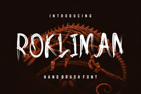 Rokliman: A Mysterious Modern Display Font