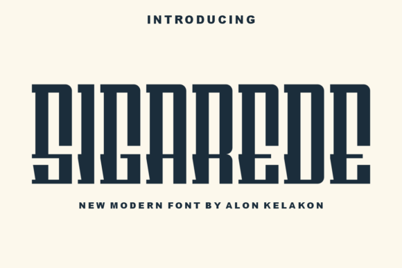 Sigarede: The Modern Display Font That Elevates Campaigns