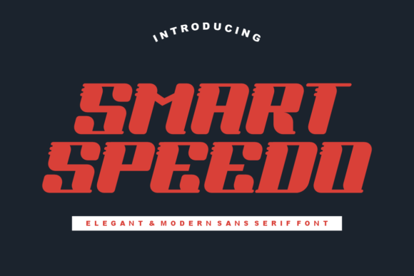 Smart Speedo: A Modern Display Font for Editorial Design