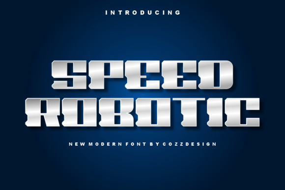 Speed Robotic: A Futuristic Font for Modern Branding