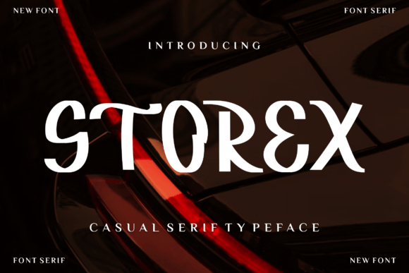 Storex: A Playful Font for Handmade Creations