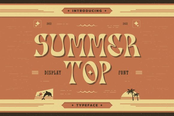 Summer Top: A Retro-Style Font for Modern Web Design