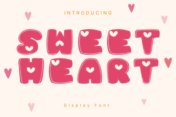 Sweet Heart: A Whimsical Display Font for Editorial Design