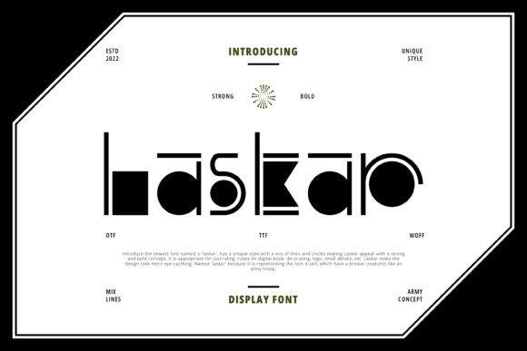 Testing Laskar: A Modern Display Font for Web Projects