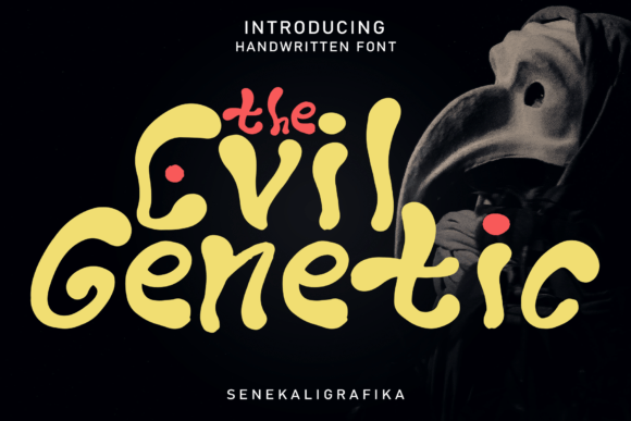 The Evil Genetic: A Playful Display Font for Creative Campaigns