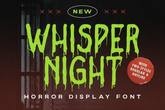 Whisper Night Font for Web Design Projects