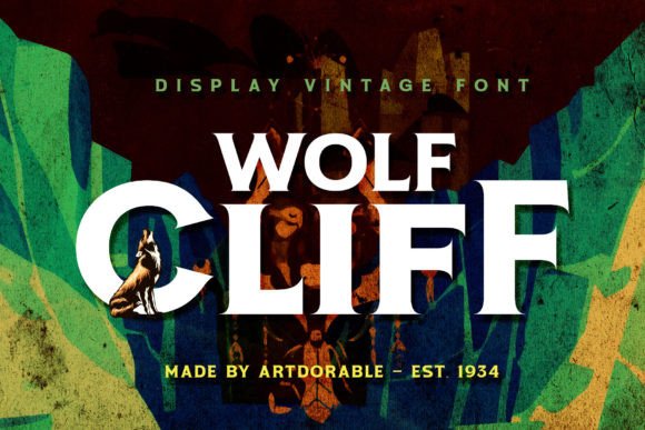Wolfcliff: A Vintage-Style Display Font for Bold Branding